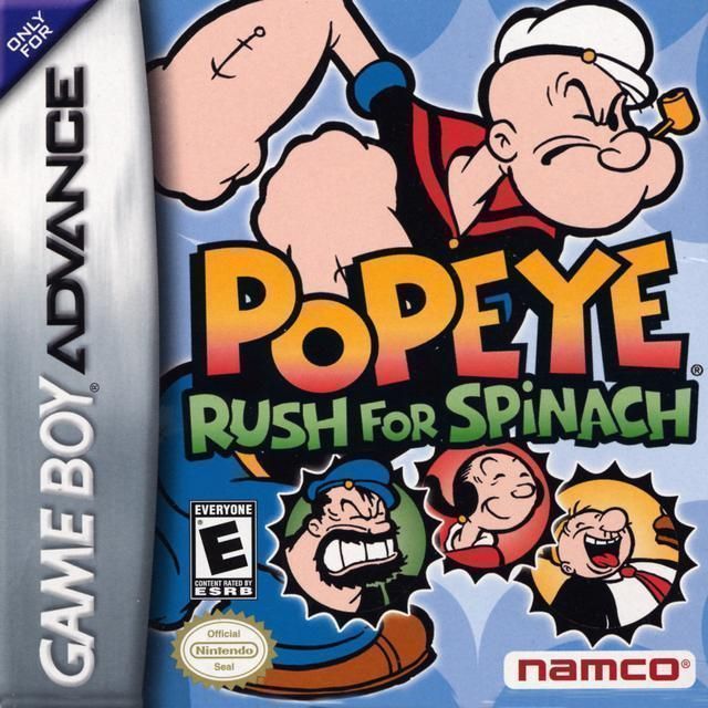 Popeye - Rush For Spinach (USA) Game Cover